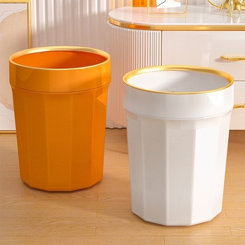 Plastični koš za otpadke, veliki okrugli, 12 L ili više, za kućnu upotrebu – dnevni boravak, kuhinja, kupaonica, spavaća soba, ured ili dom