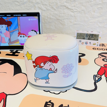 Crayon Shin-Chan stolni koš za otpatke s simpatičnom vrećom, mali za dnevni boravak ili spavaću sobu