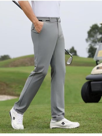 Muške ljetne hlače, slim fit, dužina 9/10, svakodnevne, bez glačanja, poliester smjesa