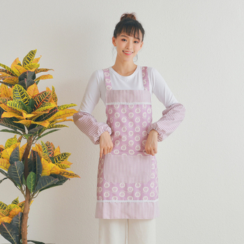 Kamosen Bez rukava kuhinjska pregača, 100% pamuk, vodootporna i otporna na ulje, japanski stil, cvjetni uzorak, ženski model