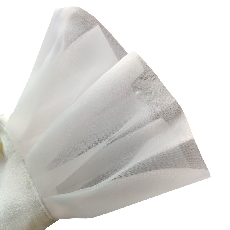 Organza anyagú dekoratív hamis ujjak, többször viselhető