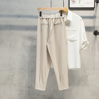 Muške hlače u korejskom stilu, casual slim-fit, ravni kroj do gležnja