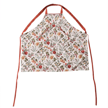 Pregača od supermekane flanelne tkanine s botaničkim printom, 72×80 cm, moderni minimalistički stil
