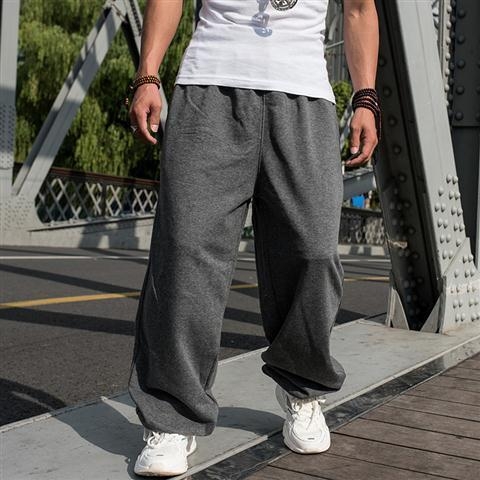 Muške hip-hop hlače za trening, širokog kroja, old-school stil, plus veličina