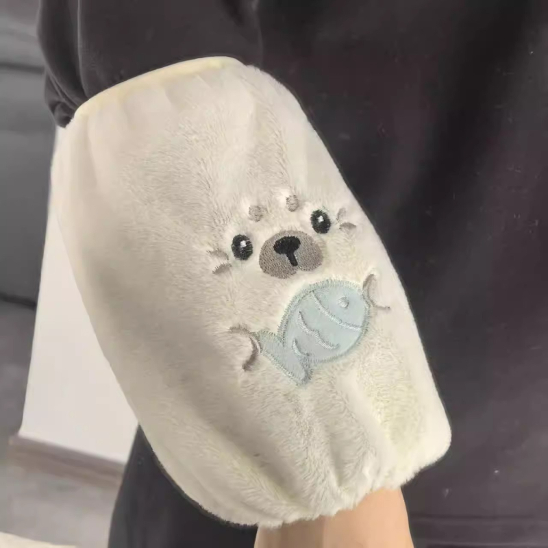 Slatke plišane navlake za rukave za jakne, unisex, otporne na prljavštinu i habanje, srednje duljine