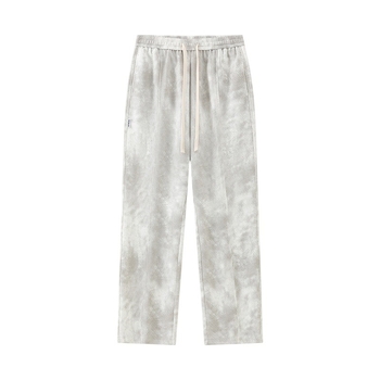 Muške trenirke hlače s tie-dye uzorkom, opušten kroj, široke ravne nogavice, američki retro stil