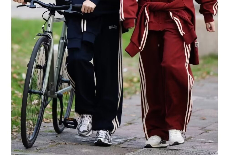 Muške ležerne široke hlače, korejskog stila, lagane ljetne hlače, dugačke
