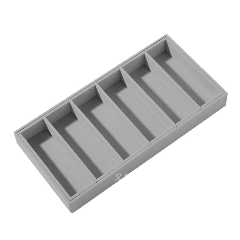 Organizator naočala s velurovim unutarnjim slojem i višestrukim odjeljcima, držač za izlaganje sunčanih naočala, veliki kapacitet (38×19×4.5 cm)