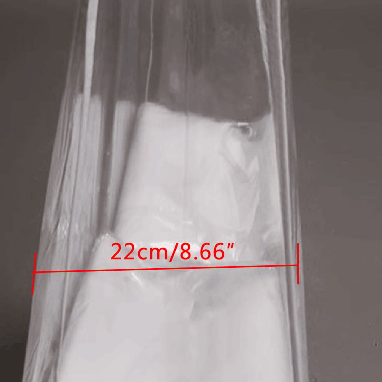 Prozirna PVC zaštita od prašine za vjenčane haljine