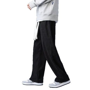 Férfi casual nadrág tavasz–őszre, laza szabás, széles szárú, hosszú, plusz méret