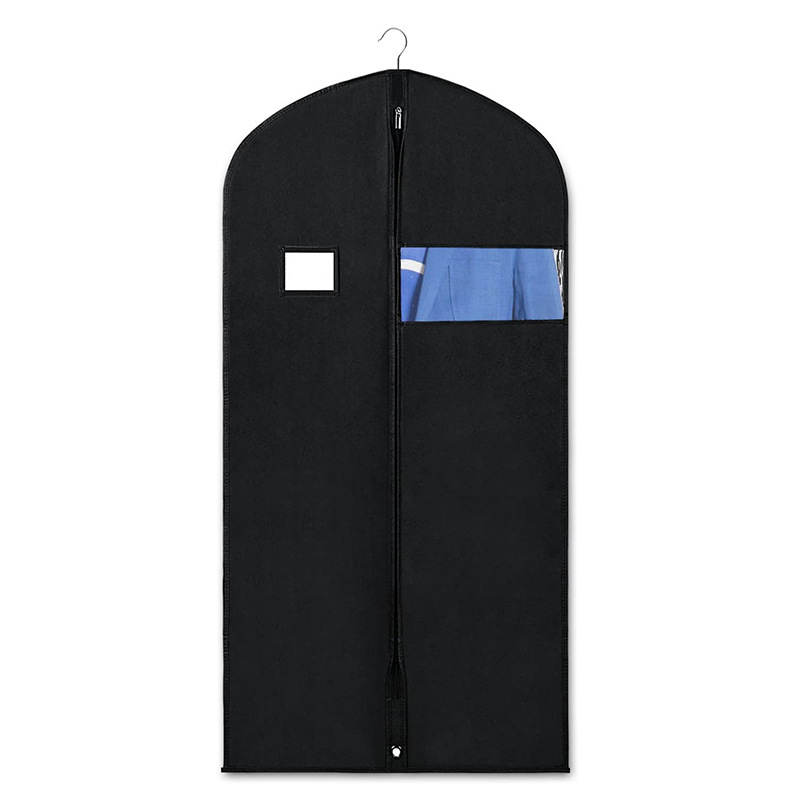 Torba za odjeću s zatvaračem i prozirnim prozorom, bez mirisa, od netkanog materijala, za putovanja, veličina 152 × 60 cm