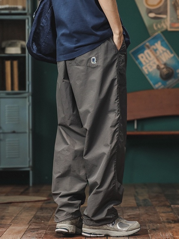 Muške hlače u japanskom street stilu, ravne, jesenski retro, brzo sušeće, casual outdoor