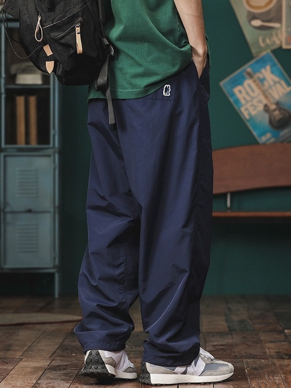 Muške hlače u japanskom street stilu, ravne, jesenski retro, brzo sušeće, casual outdoor