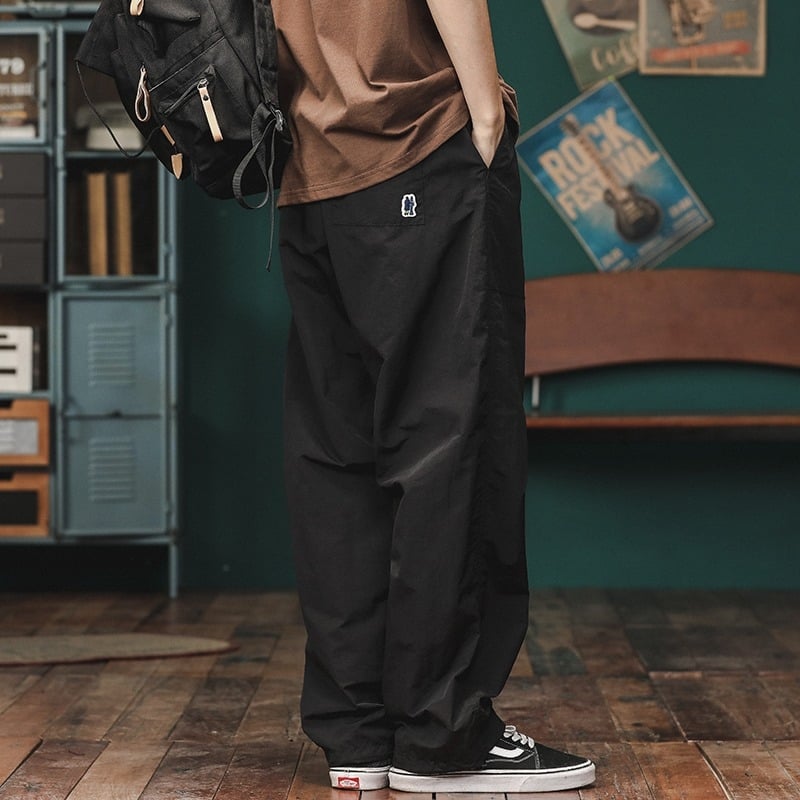 Muške hlače u japanskom street stilu, ravne, jesenski retro, brzo sušeće, casual outdoor