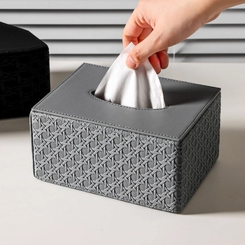 Kožna kutija za maramice za dnevni boravak, moderni minimalistički dizajn, retro stolna dekoracija