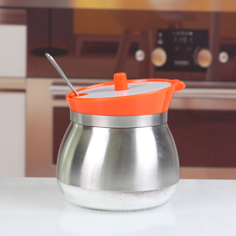 Staklena posuda za začine – sol i monosodium glutamat