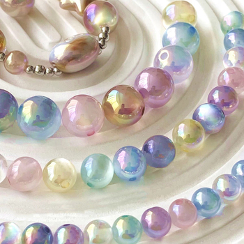 K10 Cat's-Eye Starry Sky perle – okrugle perle za DIY nakit (lančić, narukvica, telefonski lanac)