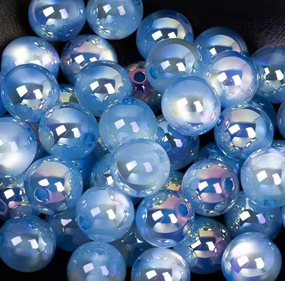 K10 Cat's-Eye Starry Sky perle – okrugle perle za DIY nakit (lančić, narukvica, telefonski lanac)