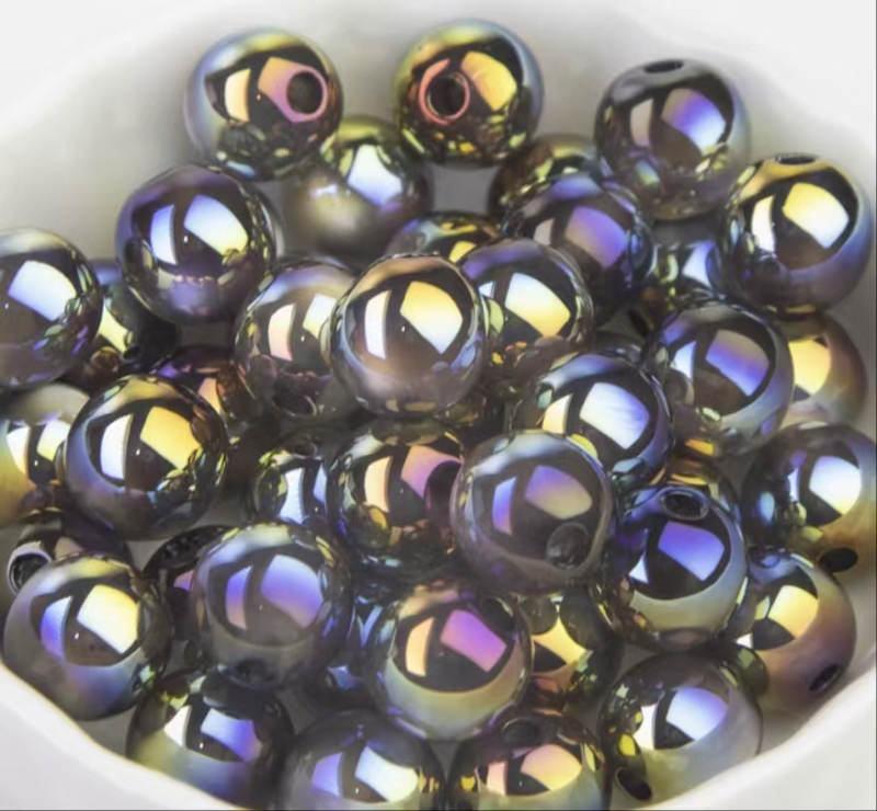K10 Cat's-Eye Starry Sky perle – okrugle perle za DIY nakit (lančić, narukvica, telefonski lanac)