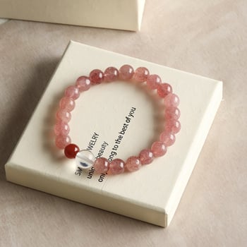 Prirodno kristalne perle s uzorkom jagode, 8 mm, labave perle za narukvice i ogrlice, DIY dodaci za nakit
