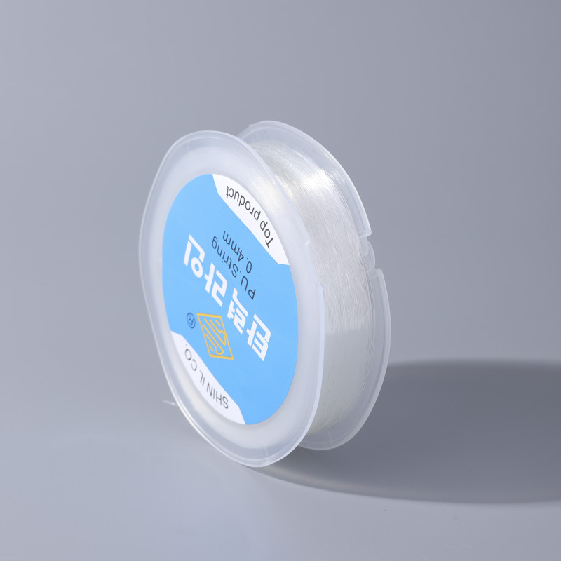 TPU еластичен корд за DIY Wenwan бижута - колие и гривна с кристални мъниста, Буда мънисти, ръчна изработка, издръжлив кръгъл шнур