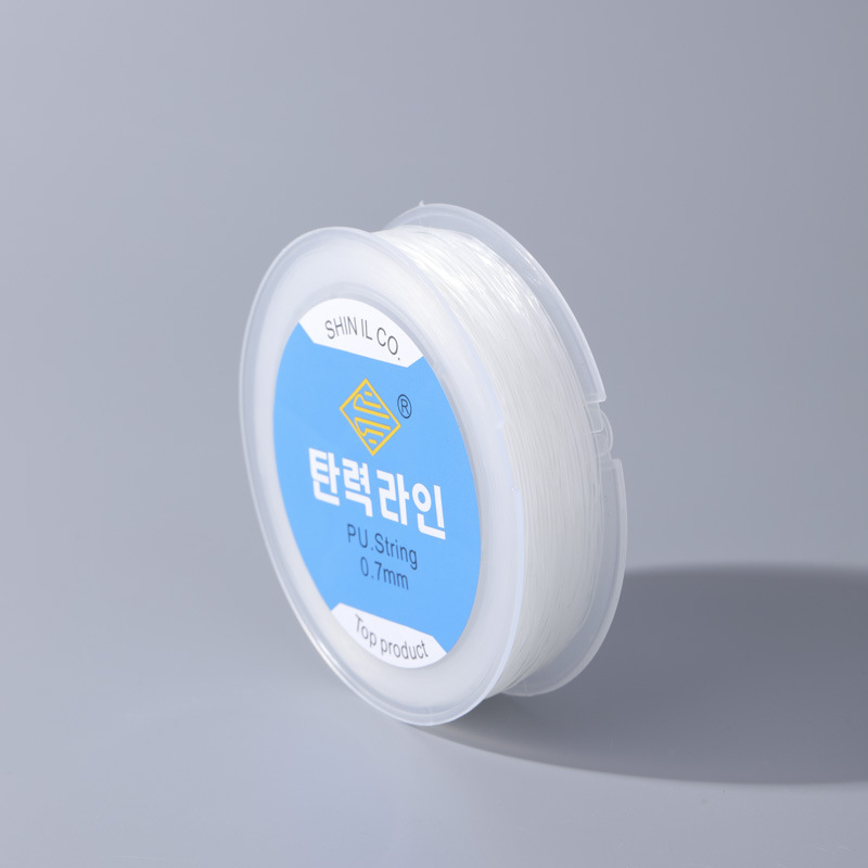 TPU еластичен корд за DIY Wenwan бижута - колие и гривна с кристални мъниста, Буда мънисти, ръчна изработка, издръжлив кръгъл шнур