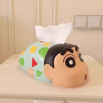 Kutija za maramice Crayon Shin-chan, slatka crtani, višenamjenska dekoracija za dnevni boravak i spavaću sobu