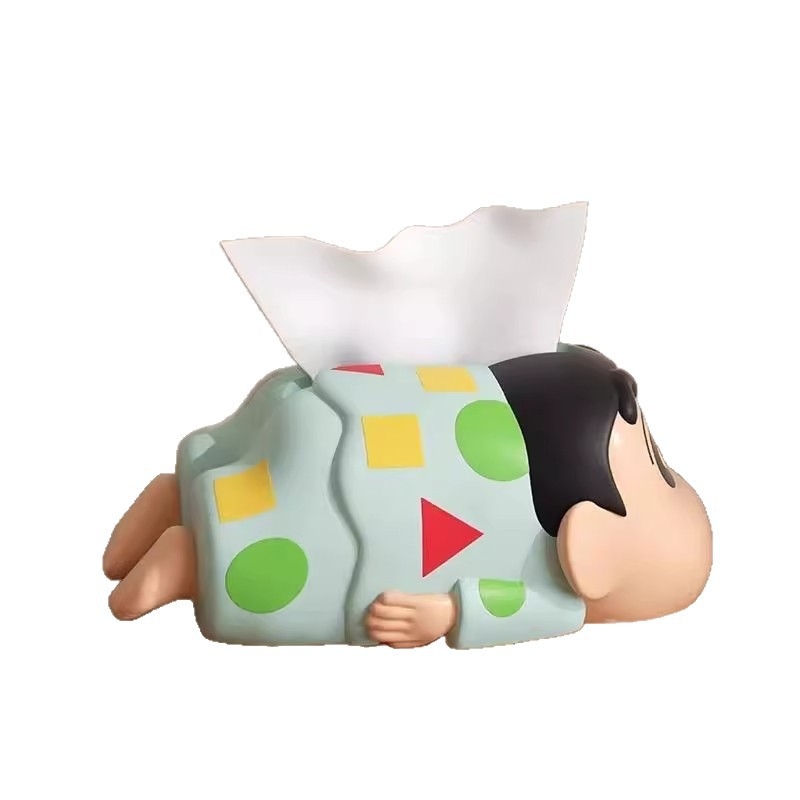 Kutija za maramice Crayon Shin-chan, slatka crtani, višenamjenska dekoracija za dnevni boravak i spavaću sobu