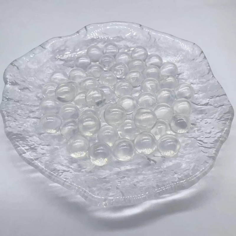 6-16 mm akrilne perle bez rupa, prozirne, čvrste, okrugle, glatko polirane, labave perle