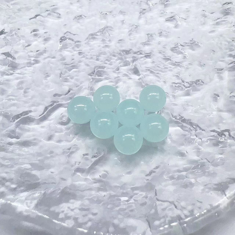 6-16 mm akrilne perle bez rupa, prozirne, čvrste, okrugle, glatko polirane, labave perle