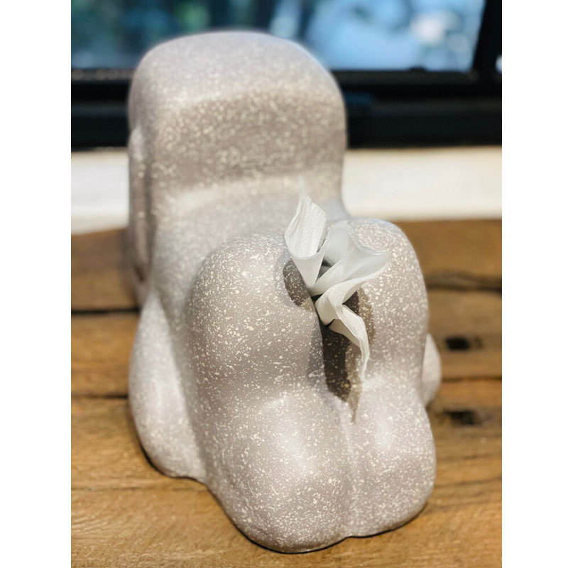 Moai kip od smole – kutija za maramice, retro luksuzan dizajn, Instagram nadahnut
