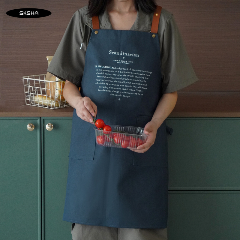 Kuharska pregača za kućnu upotrebu, vodootporna, otporna na prskanje i masnoće, za kuhanje i catering, premium izgled