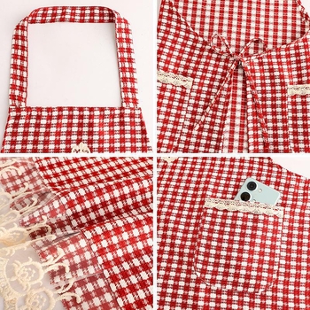 Pamukasta kuhinjska pregača za žene, korejski stil, catering radna odjeća, jesen-zima