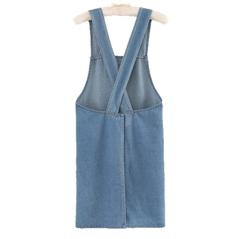 Isprana denim pregača s debelim dizajnom za restorane, frizerske salone, kuhinju i kućnu upotrebu