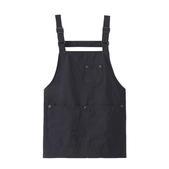 Kratka vodootporna pregača za kuhinju i catering, poliester, podesive naramenice, bez rukava, unisex, ljetni stil
