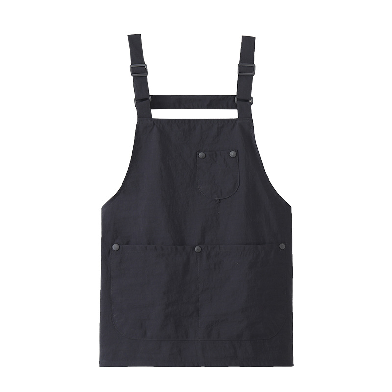 Kratka vodootporna pregača za kuhinju i catering, poliester, podesive naramenice, bez rukava, unisex, ljetni stil