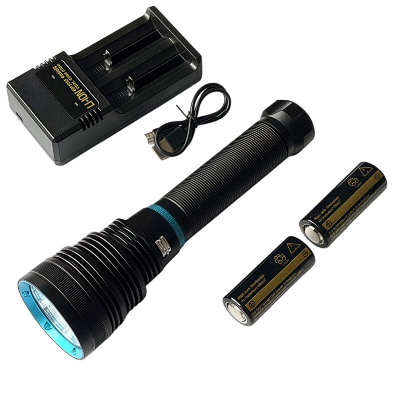 P70 LED potopna baterijska svjetiljka s 26650 baterijom, vodootporna tražilica svjetla, domet 100–200 m