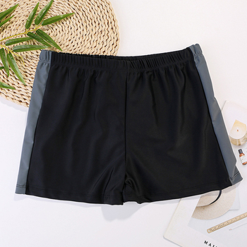 Najlon muške kupaće gaće, bokserica stil, brzo sušeće, visoka elastičnost, jednobojne