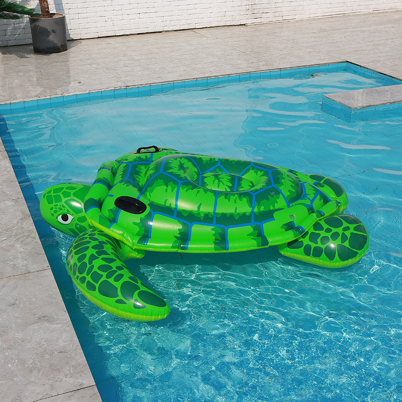 Nouă țestoasă de mare gonflabilă pentru apă – plută cu șezlong pliant