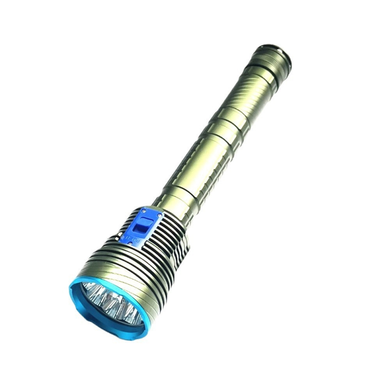 Dx9 ronilačka svjetiljka, s punjivom 26650, vodootporna do 100 m, 9 LED, T6/L2
