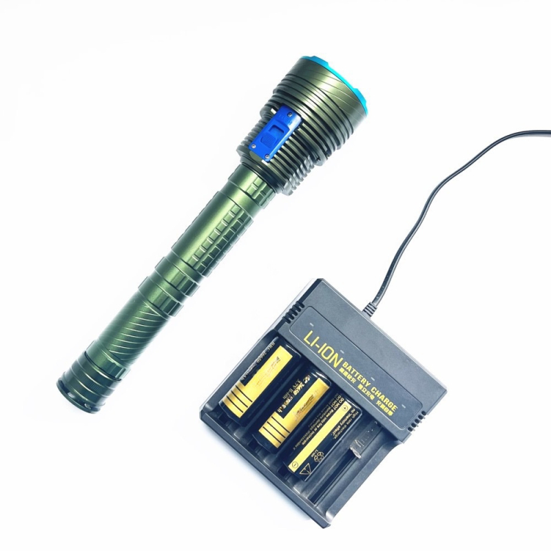 Dx9 ronilačka svjetiljka, s punjivom 26650, vodootporna do 100 m, 9 LED, T6/L2