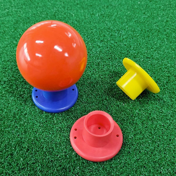 Plastični golf tee od mekane gume s držačem za špicu