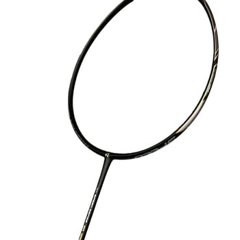 Swift Shadow 400 badminton reketa – potpuno karbonska, ultra lagana 4U, crno-zlatna, izdržljiva konstrukcija