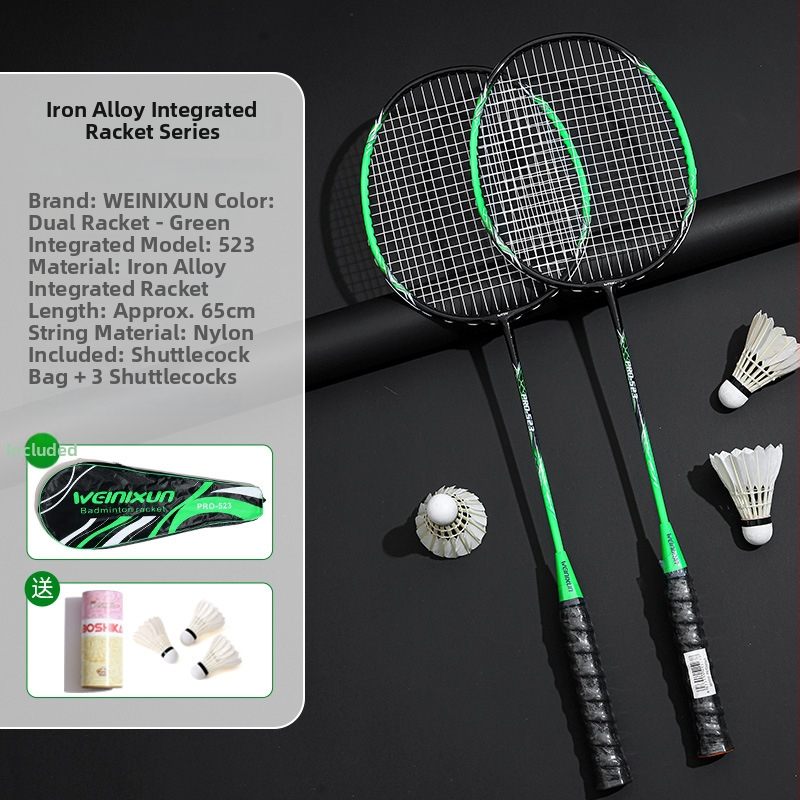 Winison set dviju badmintonških reketa – izdržljiv dvobojni okvir za trening, za početnike