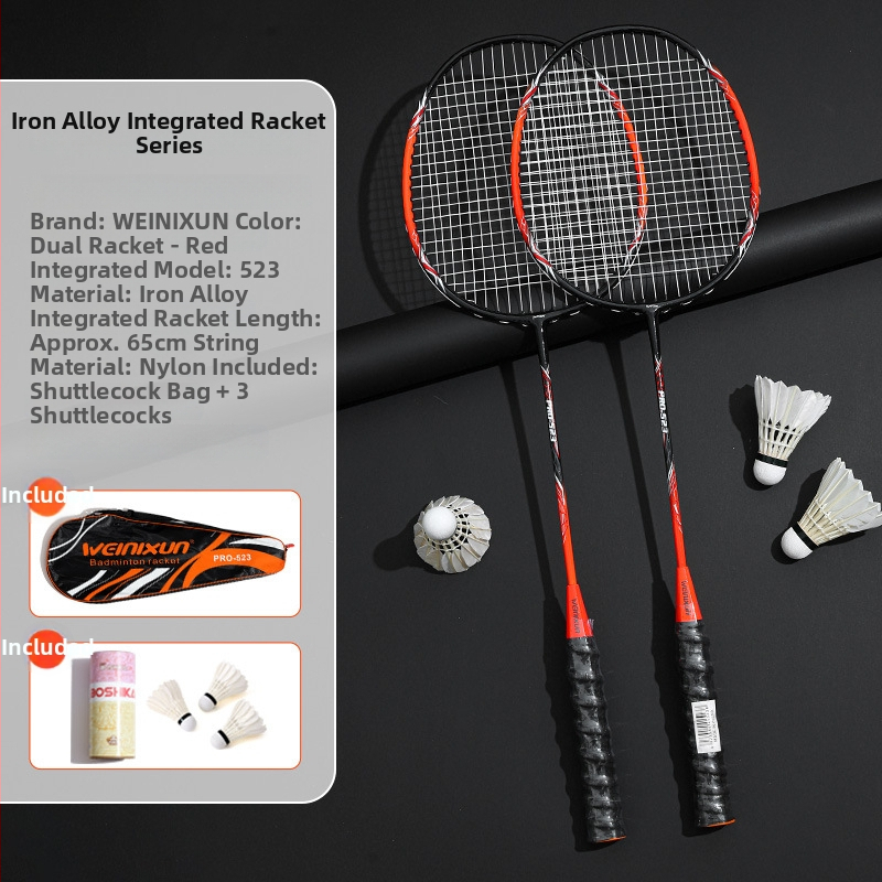Winison set dviju badmintonških reketa – izdržljiv dvobojni okvir za trening, za početnike