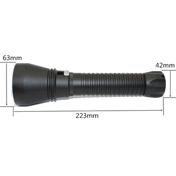Lanternă LED XHP70 pentru scufundări, lumină galbenă și albă, 26650 reîncărcabilă, control magnetic, reglaj continuu al intensității