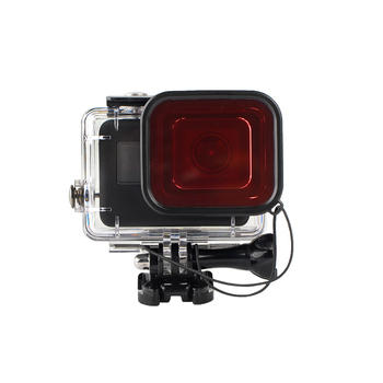 GoPro Hero5/6/7 merülő ház és szűrőkészlet – vörös, lila és rózsaszín szűrők