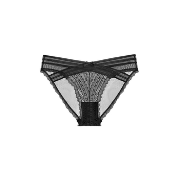 Francuski stil seksi čipkaste mrežaste gaćice za žene, križni dizajn, bez šavova, prozračne, tanke briefs