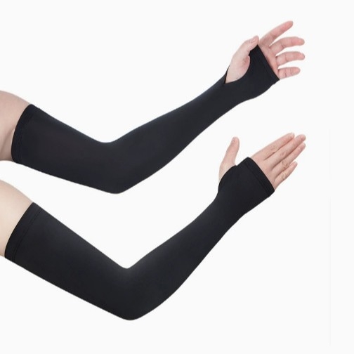 Mâneci subțiri de protecție solară pentru brațe, material Ice Silk, protecție UV, personalizabile