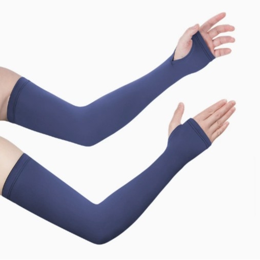 Mâneci subțiri de protecție solară pentru brațe, material Ice Silk, protecție UV, personalizabile